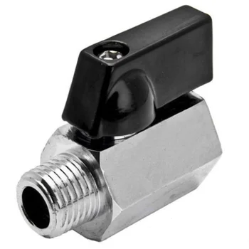 

1pc Small Ball Valve 1/4\\\\\\\" Male To Female Brass Air Compressor Copper Tool Parts