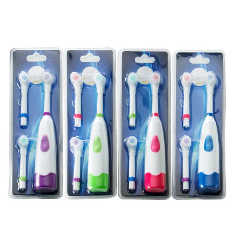 

New Style Electric Toothbrush Waterproof Rotating Send Two Toothbrush Head Manufacturers Direct Selling
