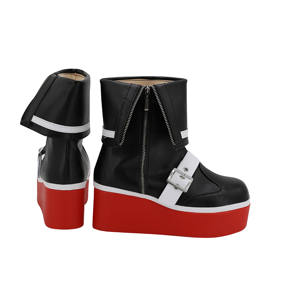 Dead or Alive 5 Marie Rose Cosplay Boots Custom Made Leather Shoes Any Size for Unisex (5)
