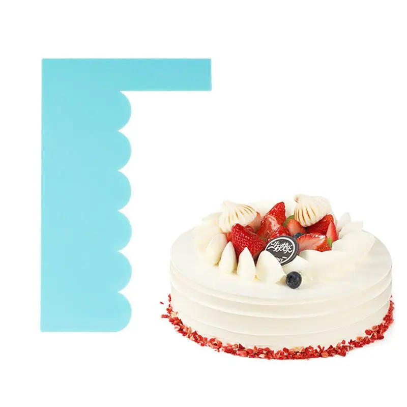 Скребок Торт Помадка шпатель торт Гладкий Мягкий край лезвие Выпекать для торта