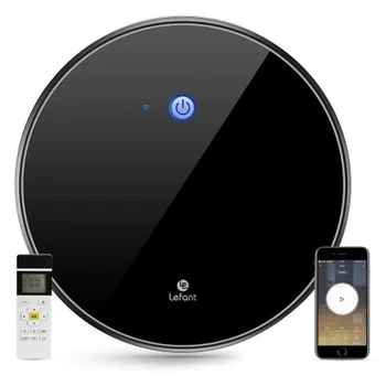 

M520 Robot Vacuum Cleaner 2200Pa Strong Suction Smart Mapping Works with Alexa and Google for Home Office Cleaning