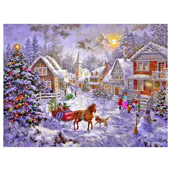 

4 Pack 4 Seasons 5d Diamond Painting Kits, Landscape Full Drill Paint with Diamonds 667B