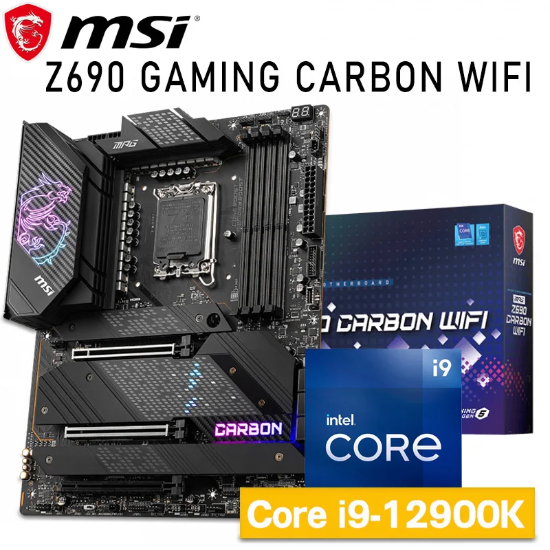 Carte Mère Msi Mpg Z690 Pour Jeux Vidéo, Composant Pc, Compatible Avec Processeur Intel I9 1700