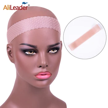 

Alileader 1Pcs Silicone Band For Wig 6Color Wig Silicone Band High-Elasticity Hair Band Headband For Women Hair Bands Adjustable