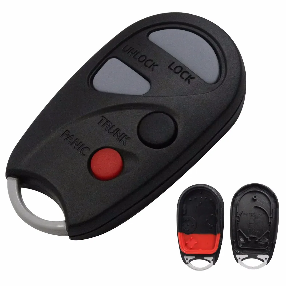 

jingyuqin 3 + 1 button 4 button blank car key shell shape cover case for Nissan Sun remote control shell, free shipping