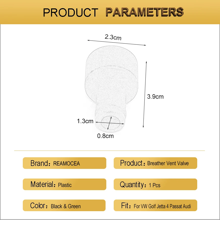 Reamocea Breather Crankcase Exhaust Vent Valves 035 103 245 G 035103245G  For VW Golf Jetta 4 Passat Polo Beetle A3 TT Seat 1 (7)