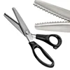 Stainless Steel Pinking Shears Comfort Grip Handled Professional Crafts Dressmaking Zig Zag Cut Scissors Sewing Scissors Fabric ► Photo 1/6