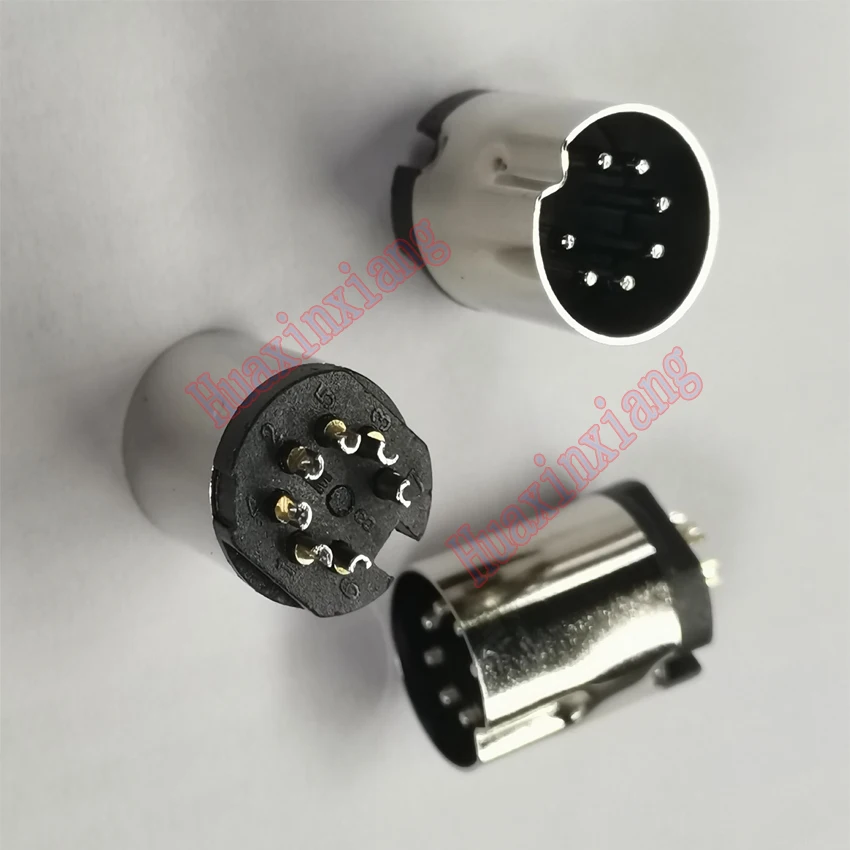 conector macho grande s din7 din jack plug 7p 7pin 20pcs por lote 01