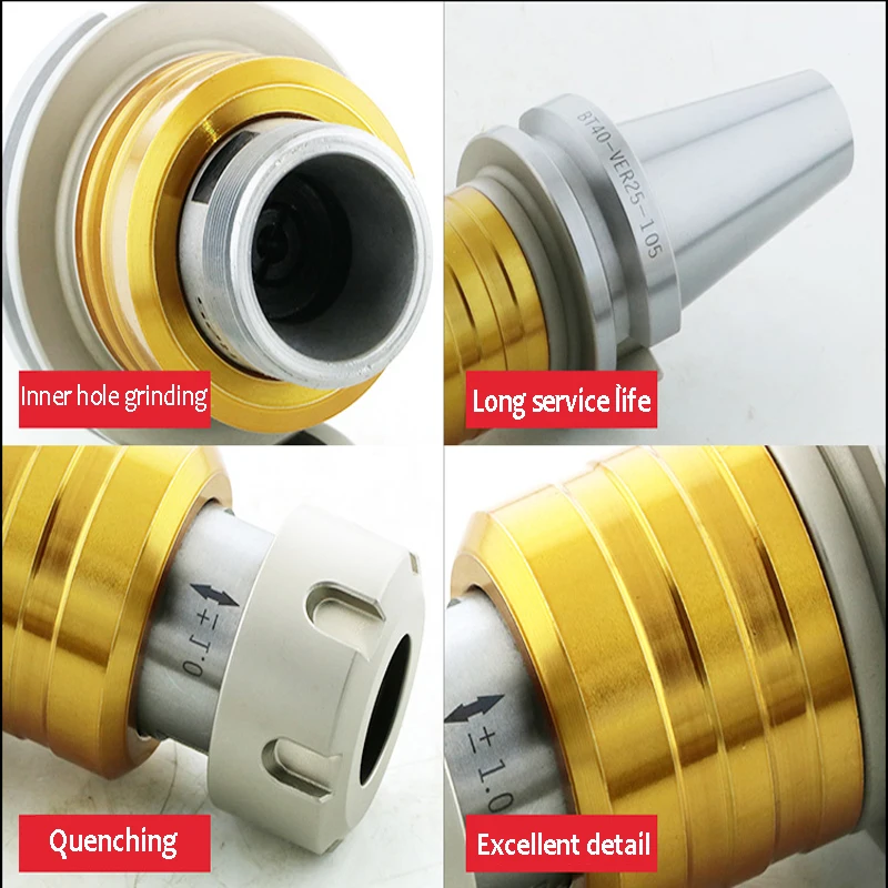 CRONAMETAL Микко-натяжение и сжатие VER tap holderBT30/BT40/BT50/C20/C25/C32 BT30-VER20 C20-60-VER25 держатель инструмента