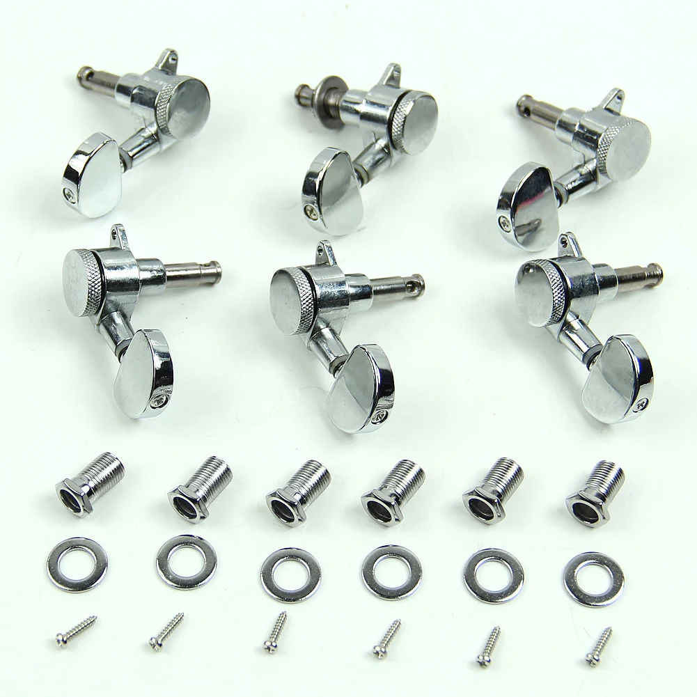Chrome Locking Guitar Tuners Pegs tuning Machine Heads 3R3L Guitar Set