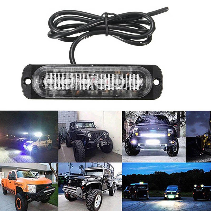 6 светодиодный свет бар дальнего противотуманных фар внедорожника SUV 4WD Авто/автомобиль/лодка/12 V