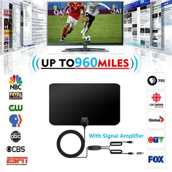 

New TV Antenna Digital HD Skywire 4K HDTV Antena HDTV 1080P with Signal Amplifier Surf Fox Antena TV Radius DVB-T/T2