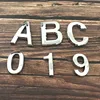 5/7 см Серебряный дом номер 0-9 буква цифровой номер Наклейка ABS дверь домашний адрес уличный знак отеля 2,75 дюйма. ► Фото 1/3