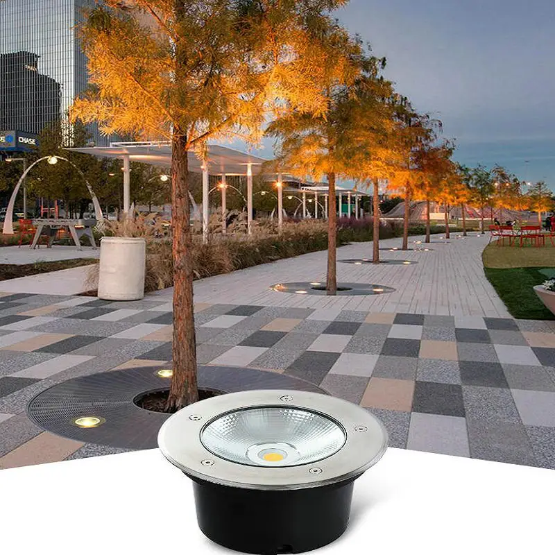 

High Quality LED Underground Light 10W 12W 15W 20W 30W COB Landscape Garden Square Path Buried Yard Light 85-265V DC12V