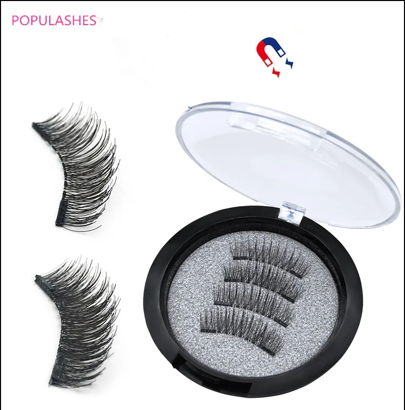 Magnetic eyelashes with 2 magnets magnetic lashes natural false eyelashes magnet lashes Magnetic eyelashes with 2 magnets magnetic lashes natural false eyelashes magnet lashes