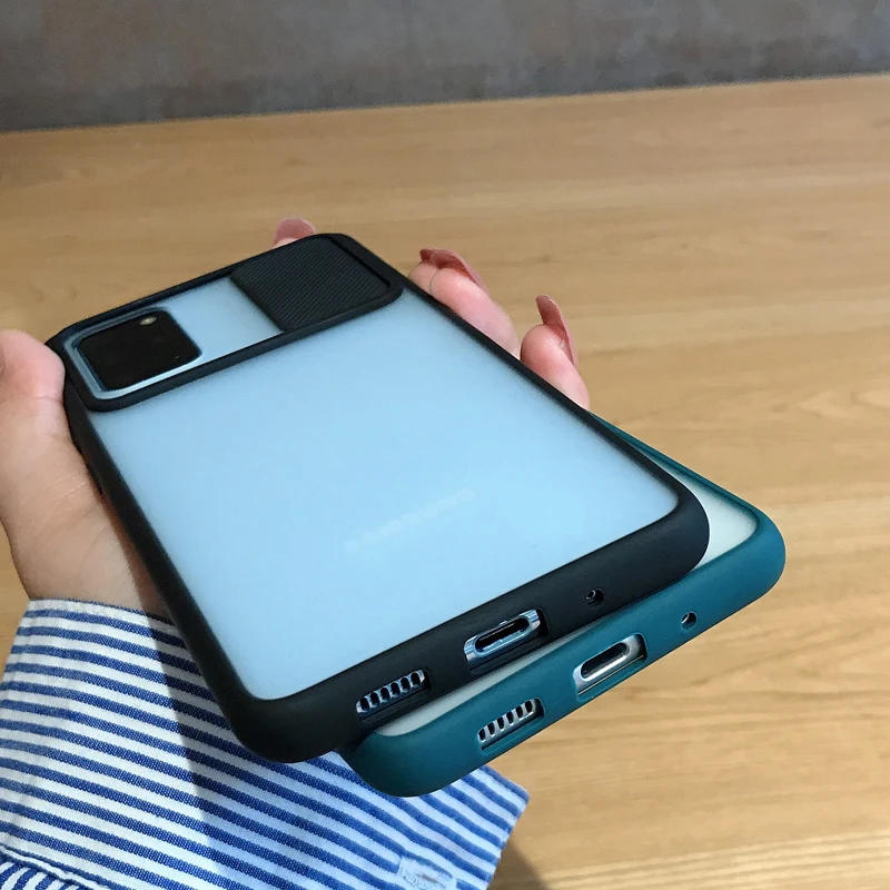 Чехол для Samsung Galaxy Note 20 S20 Ultra FE Plus защитный прозрачный матовый мягкий ударопрочный