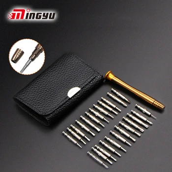 

25 In 1 Manual Precision Screwdriver Bits Set CR-V Metric Slotted Phillips Screwdriver Kit Phone PC Repair Tool
