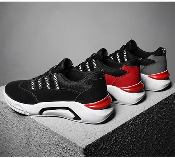 

2020 New Bf Style Men's Shoes Red Original Sneakers Korean Version Ulzzang Japanese Vintage Run