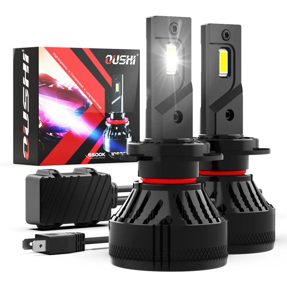2x Canbus 9005 9006 HB3 HB4 LED Headlight H11 H7 H4 H1 Car Light Bulb For Mitsubishi Outlander Lancer 10 9 Galant High Low Beam |