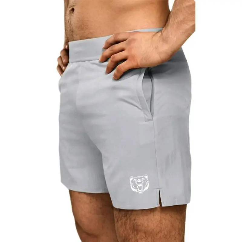 

Europe And America Outbreak Bear Summer Outdoor Sports Shorts Breathable Muscle Men's Fitness Brothers Running Basketball Traini