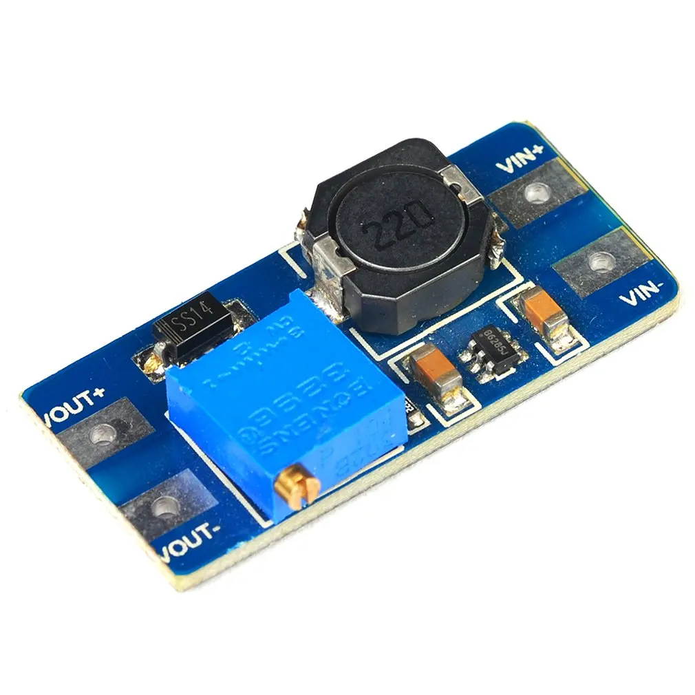 

Dc-Dc Boost Module 2A Booster Board Input Voltage 2-24V Liter 5/9/12/-28V Adjustable 2577 Voltage Module