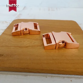 

50pcs/lot Curved Side quick Release Buckles for 20mm pet collar Security lock DIY accessories top quality Zinc Alloy QZ-20R