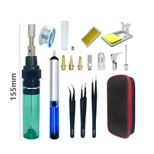 Fer à souder sans fil, brûleur de gaz Butane, stylo de soudage 1300 Celsius, fer à souder, outil de pointe de Butane, chalumeau