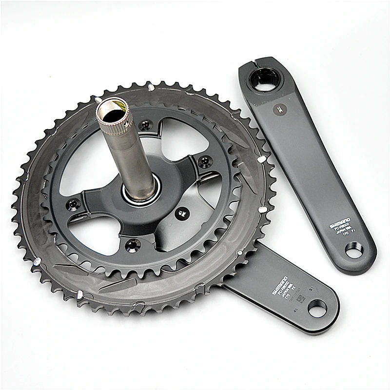 Shimano ULTEGRA FC R8000 53x39T 50x34T 170 мм 172 5 bicicleta de carretera plato hueco rueda cadena Tech II|Шатун и передняя