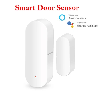 

2 in 1 Smart Home Wireless WiFi Door / Window Sensor ALARM System , Automation Smart Swtich Work with Tuya Alexa Google Home