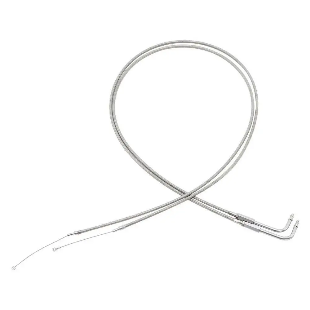 Мотоцикл 130 см из нержавеющей стали дроссельной заслонки для Harley FXST FLHRC FLHRCI FLHRI FLHT