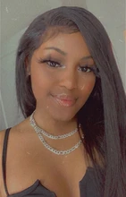 Pelucas de cabello humano brasileño liso para mujeres negras, 26, 28, 30 pulgadas, 13x4, sin pegamento