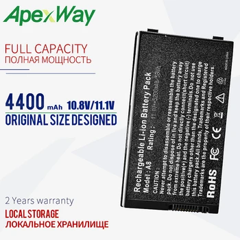 

11.1v 4400mah laptop Battery for Asus 70-NF51B1000 90-NF51B1000 90-NF51B1000Y 90-NNN1B1000Y NB-BAT-A8-NF51B1000 A32-A8 A72DY