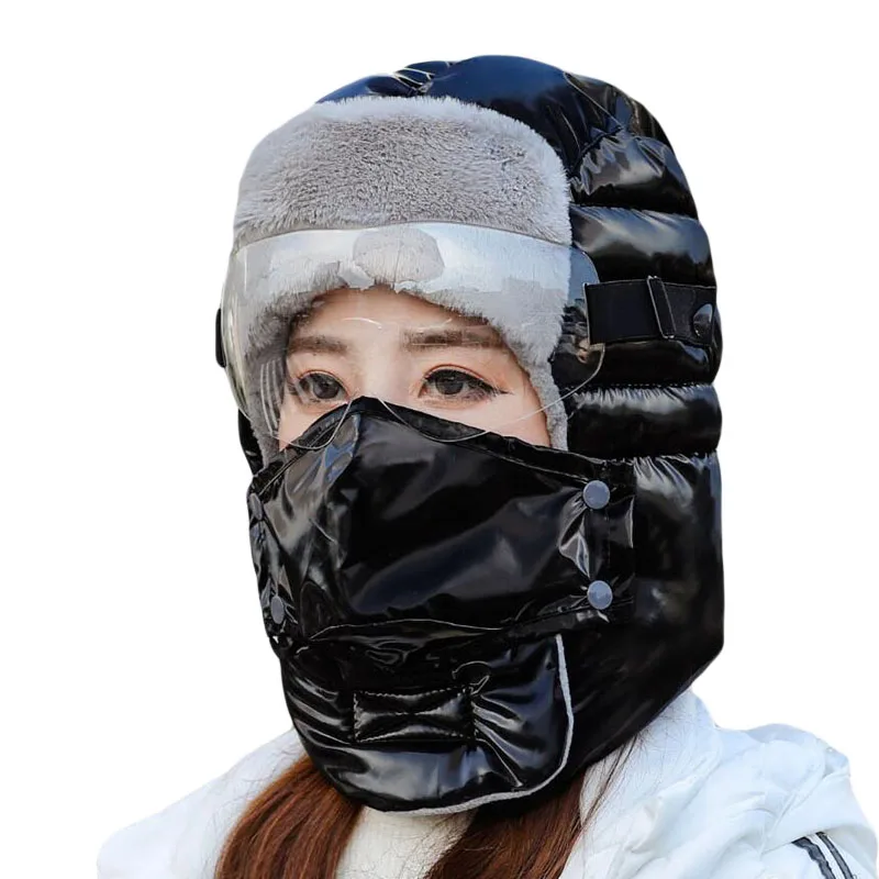 

Cycling Cold Windproof Ski Outdoor Hiking Cap New Winter Lei Feng Hat Men and Women Masked/Safety Goggles Thickening
