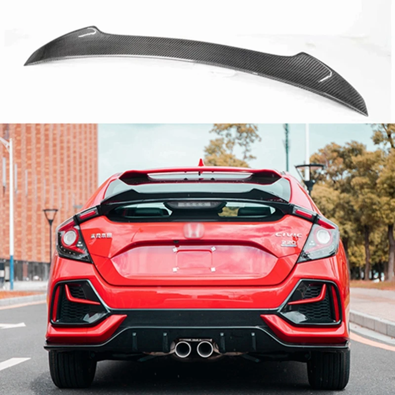 Задний спойлер для багажника крыло Honda Для Civic X 10-го хэтчбека 2016-2019 глянцевый