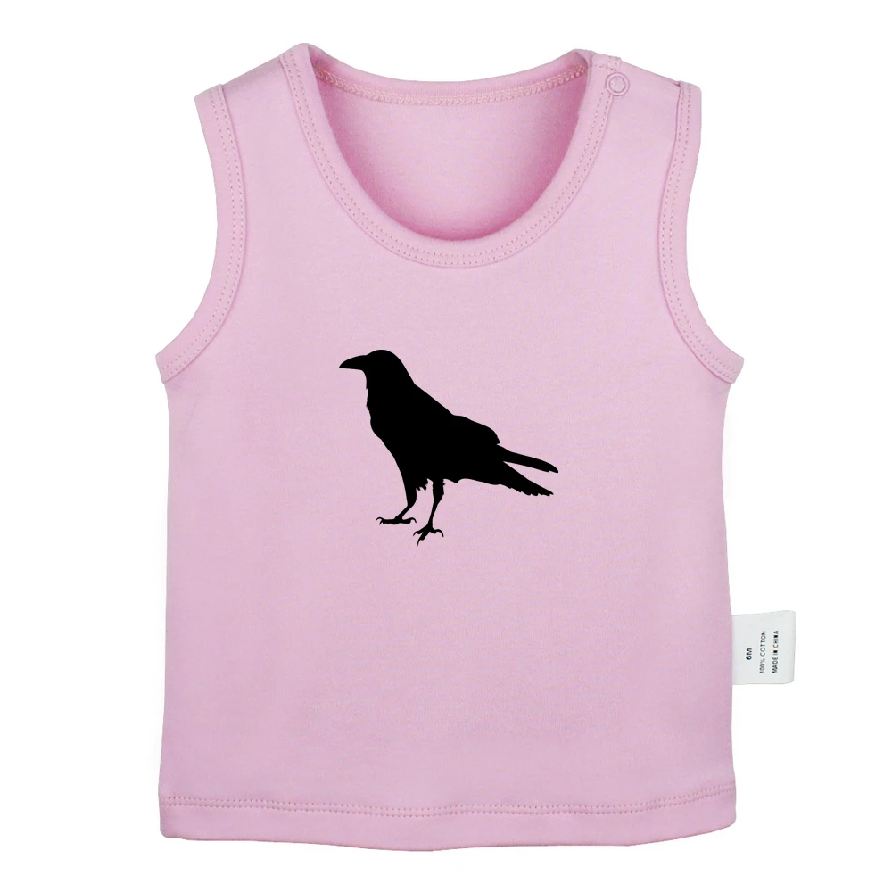 JcBabyYV3079P Game of Thrones Three-eyed crow House Stark Direwolf Design Newborn Baby Tank Tops Toddler Vest Sleeveless Infant Cotton Clothes - Цвет: JcBabyYV3079P