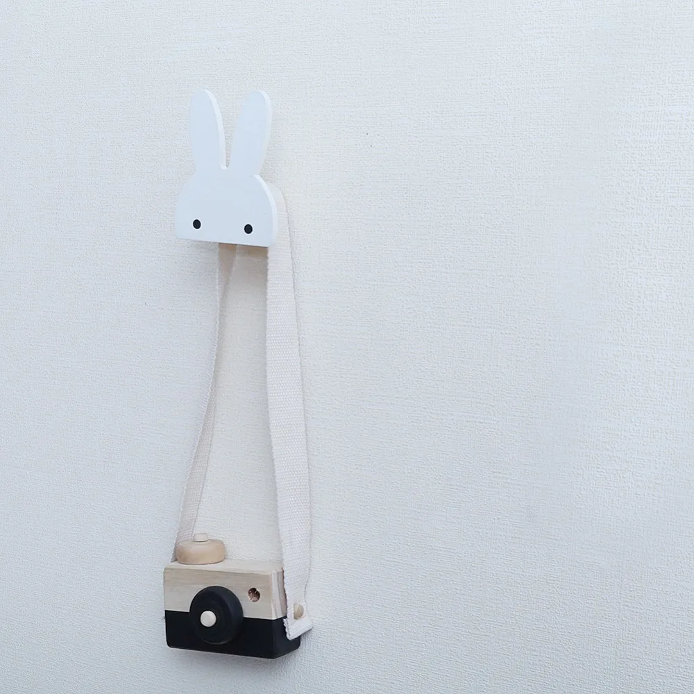 1 шт. популярный кролик/облако настенные навесные крючки DIY деревянная вешалка настенная наклейка для детской комнаты принадлежности дверной крючок, Товары для ванной