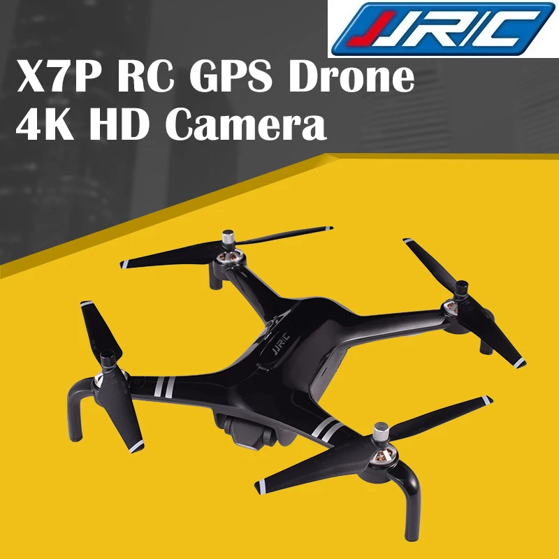 Черный JJRC X7P умный Радиоуправляемый Дрон с GPS 5G wifi 1 км FPV 4K позиционирование камера двухосный карданный Радиоуправляемый квадрокоптер Дрон полета 25 минут черный/белый - Цвет: Черный