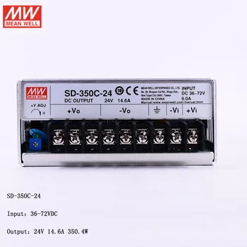 

MEAN WELL SD-350C-24 36~72V DC to 24V DC 350W DC-DC Converter Switching Power Supply 48V to 24V 14.6A Converter Transformer SMPS