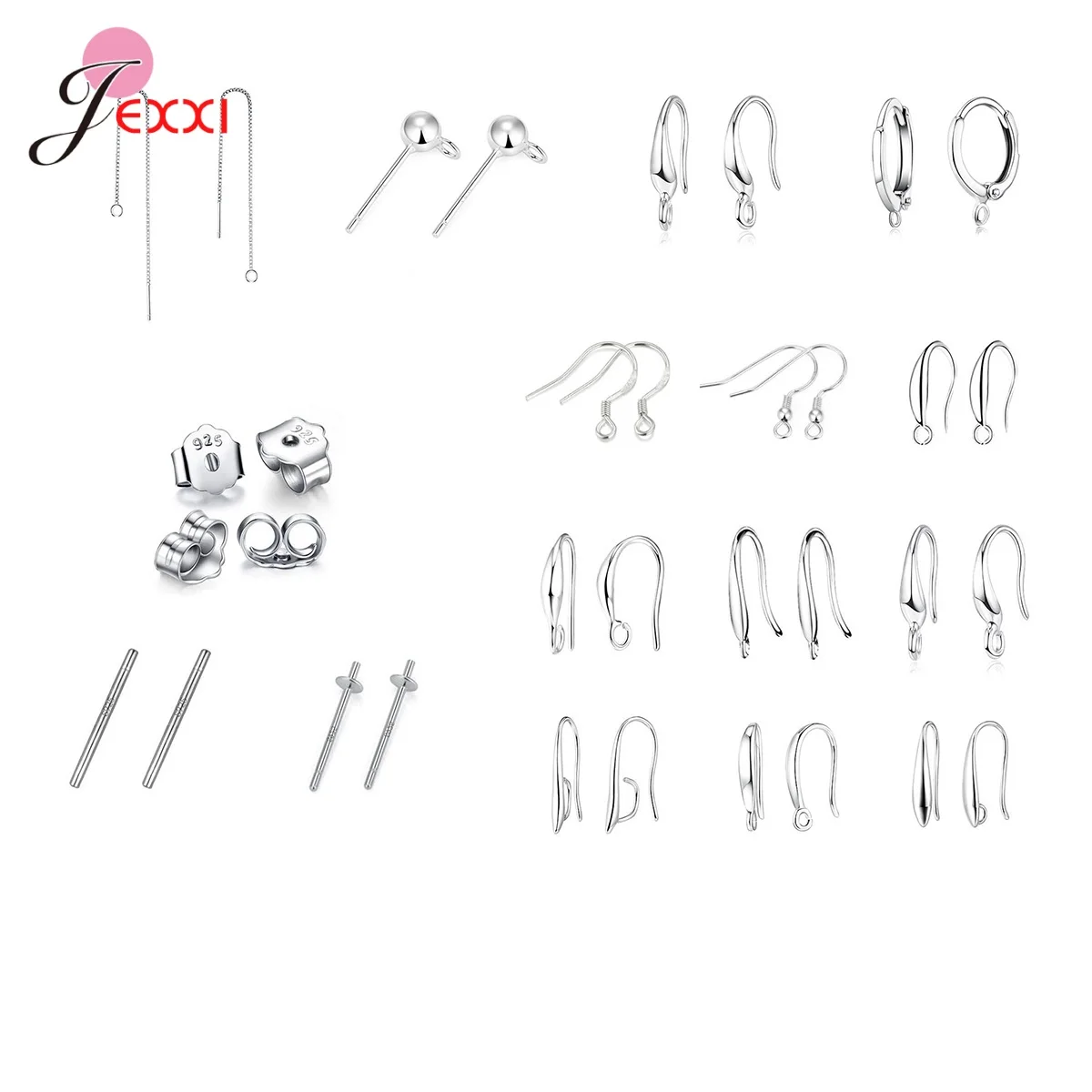 

Earring Findings Earrings Clasps Hooks Fittings DIY For DIY Jewelry Making Supplies Accessories Drop Dangle Brincos Bijoux