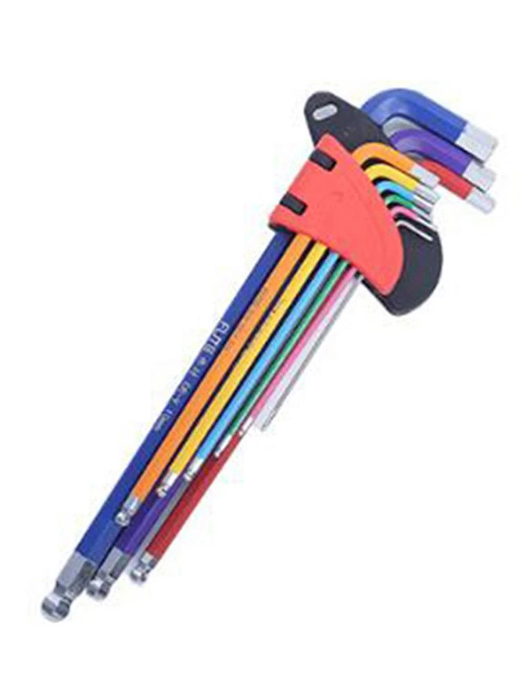 Folding Allen Key Set Flat Head Hexagon Screwdriver Hex Key Multi Repair Tool L