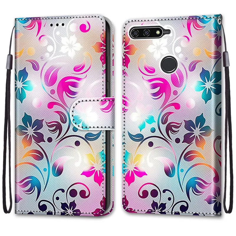 huawei snorkeling case Leather Case For Huawei Honor 7A Pro AUM-L29 5.7 inch Case Magnetic Flip Stand Funda For Huawei Honor 7A 7 A Pro 7aPRO Cover huawei phone cover