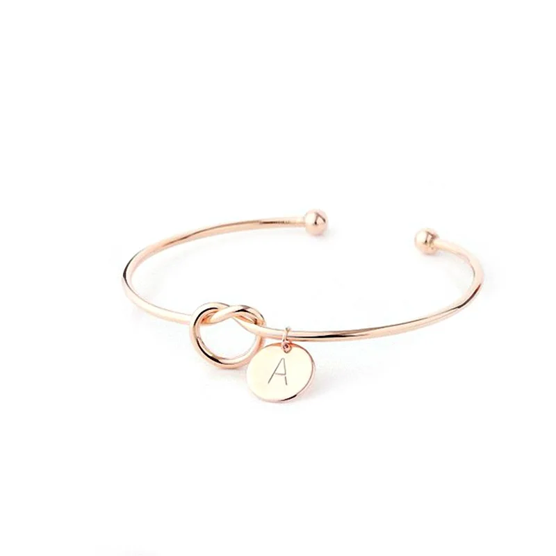 Initial Letter Bracelet Gift for Girlfriend Valentines Day Presents Bridesmaid Gift Wedding Souvenir Party Favor