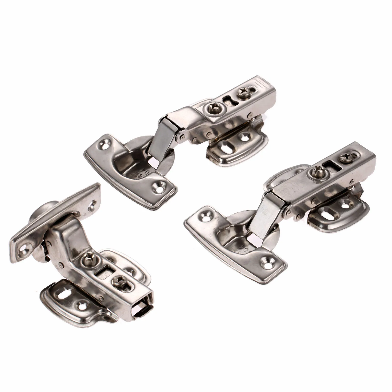 Drld 2 шт. гидравлические амортизирующие дверные петли из нержавеющей