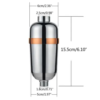 

Bathroom Showerhead Filter Bathing Water Purifier Treatment Filtering Device Kit 72XF