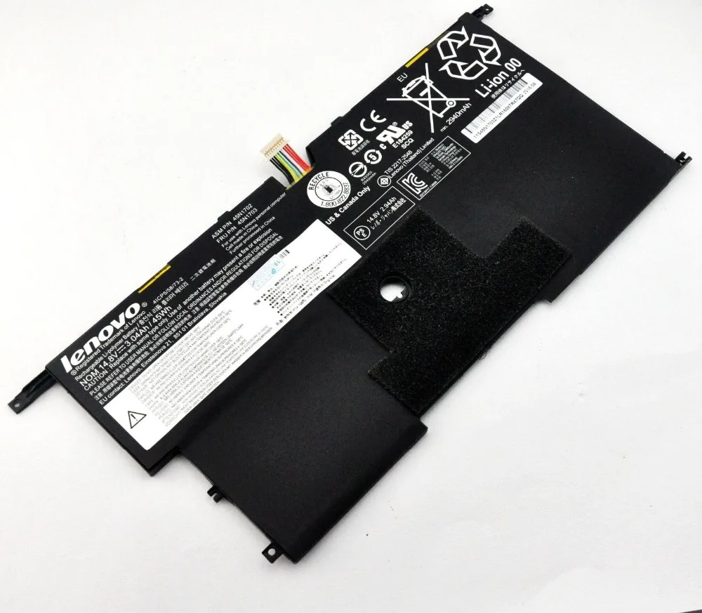 Новые оригинальные Батарея для LENOVO Thinkpad 2nd X1 углерода 14 &quot45N1700 45N1701 45N1702 45N1703 4ICP5/58/73
