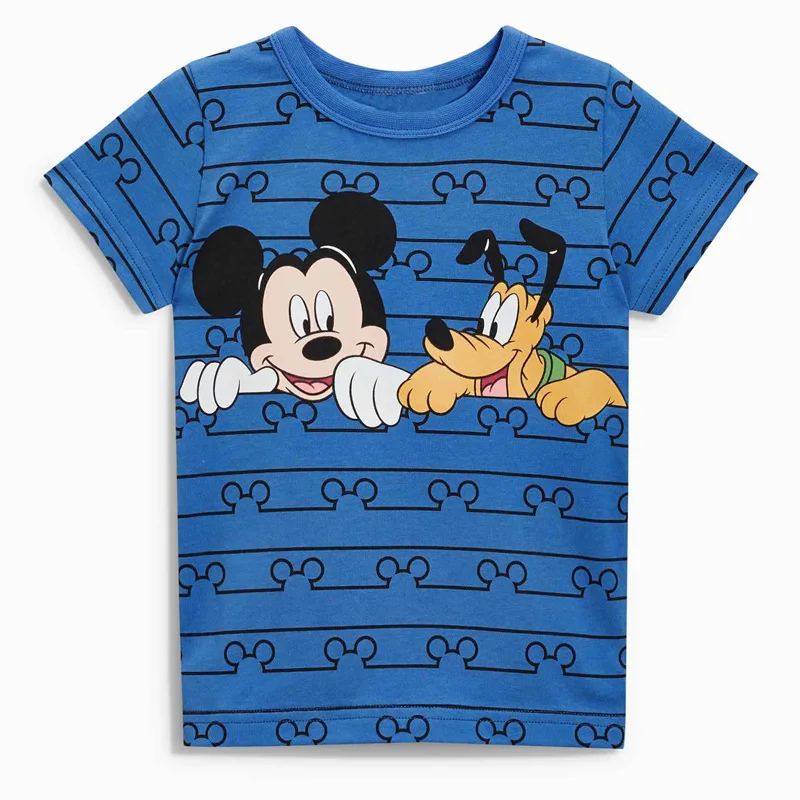 

Summer Baby Boys T-shirt Mickey T-Shirt Clothing for Kids Cartoon Tiger Mickey Boys Clothes Children brand tee tops