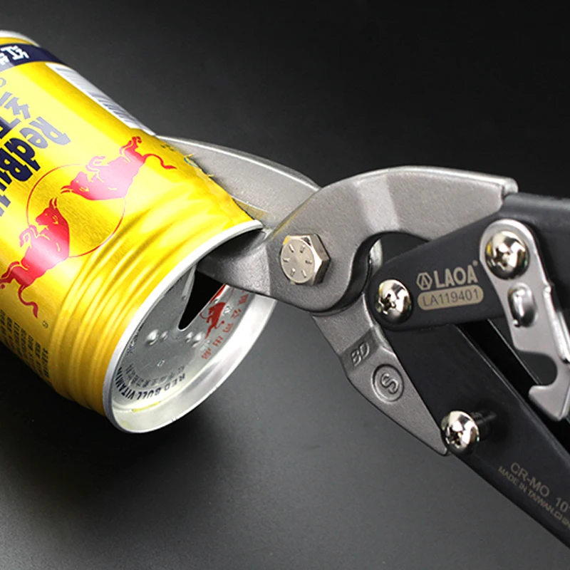 LAOA Powerful Multifunctional Iron Sheet Scissors Keel Scissors Stainless Steel Aviation Acissors CR-V Made In Taiwan,China 3