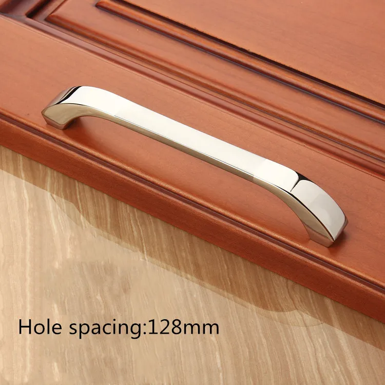 128mm Dooroom сплав ручки шкафа современный шкаф комод шкаф Ящики ручки для мебели легкие роскошные украшения - Цвет: 128mm