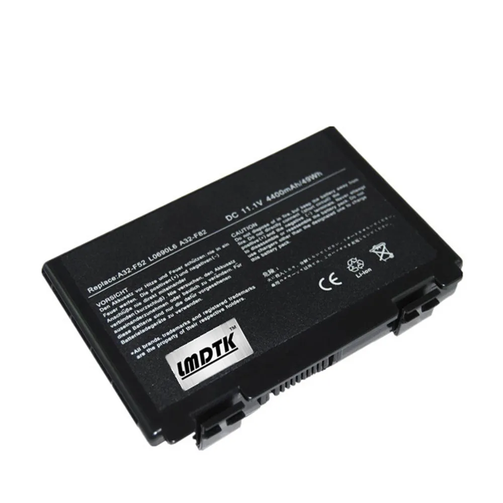 LMDTK новые Аккумулятор для ноутбука Asus F52 F82 K40 K50 K40E K51 K60 K70 Series 90 NVD1B1000Y A32 6 ячеек