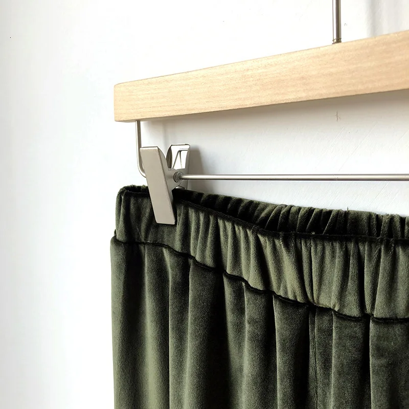 Mooirue осень Pantalon для женщин уличная бархат утолщение свободные брюки Широкие женские брюки
